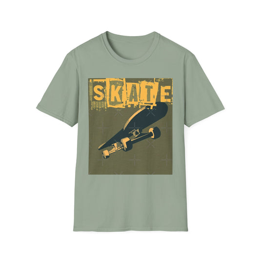 Skateboarder Unisex Softstyle T-Shirt | Perfect Gift for Skate Lovers, Streetwear Fashion, Casual Wear, Birthday Present, Youth Apparel