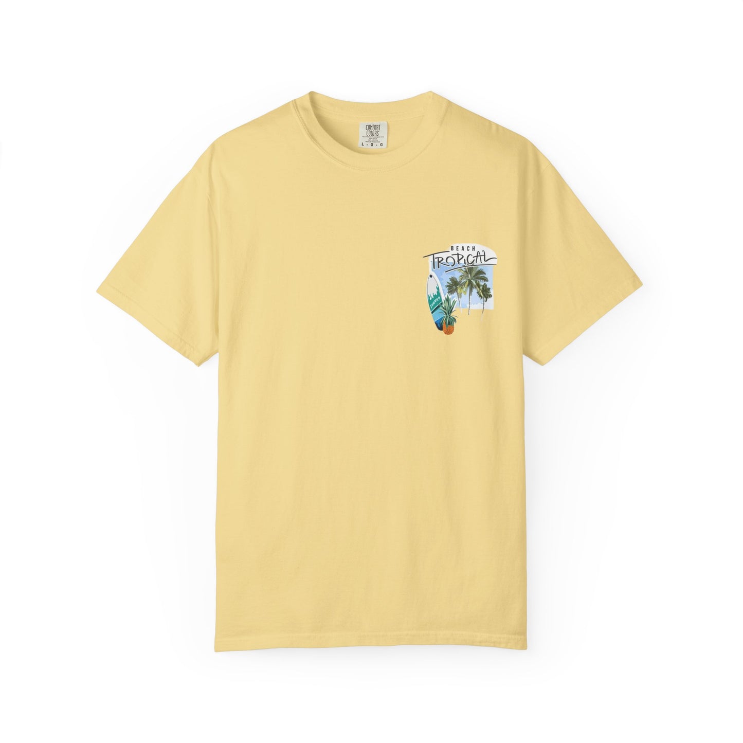 Tropical Graphic Tee, Unisex Beach Shirt, Summer Shirt, Vacation Wear, Casual Essentials, Gift for Beach Lovers