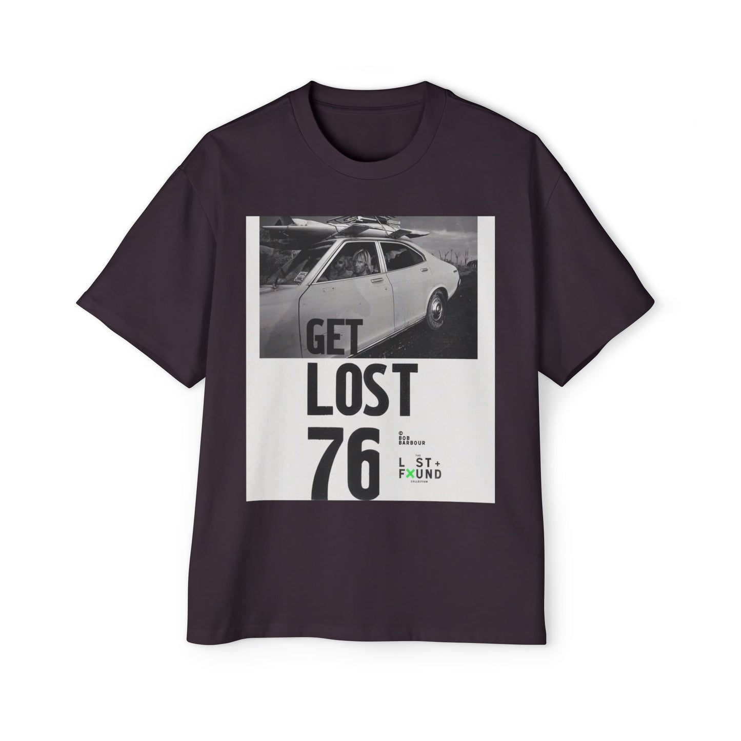 Get Lost 76 Tee — Vintage Car Graphic Oversized T‑Shirt