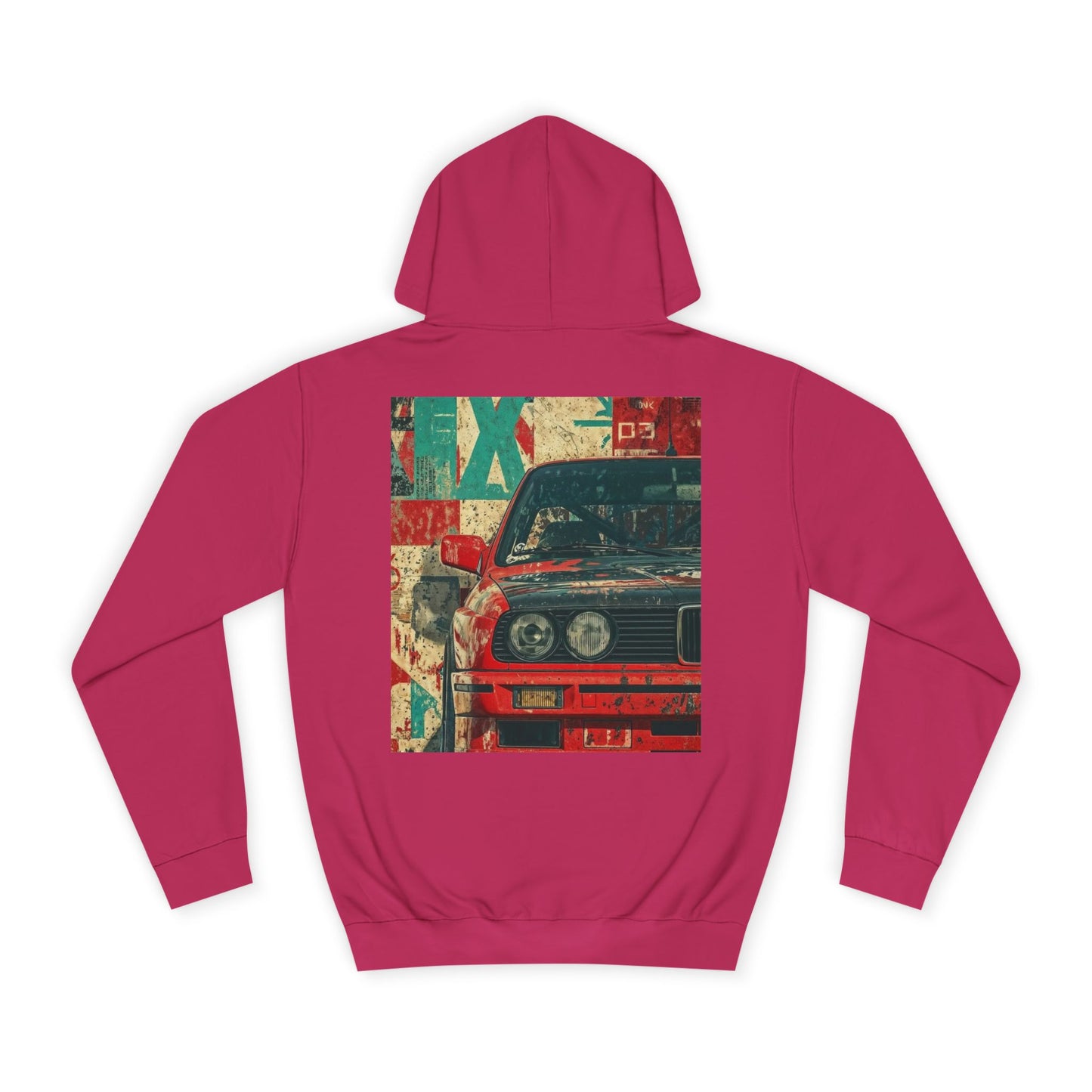 Vintage Racing Car Hoodie — Retro Motorsport Graphic Pullover