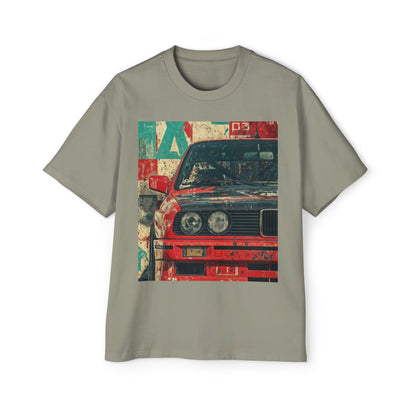 Vintage Racing Car Tee — Retro BMW Front Graphic T-Shirt