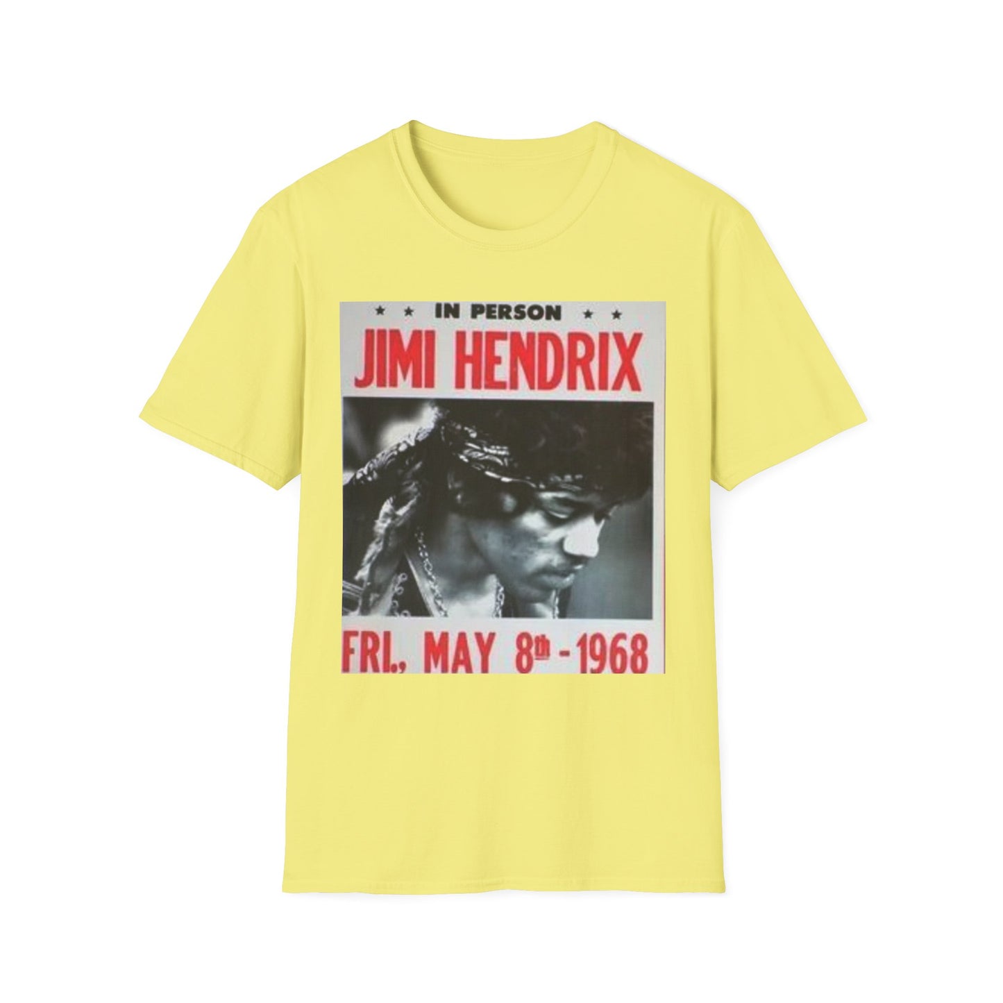 Vintage Jimi Hendrix T-Shirt, Retro Rock Tee, Music Gift for Fans, Unisex Graphic Tee, Concert Memorabilia
