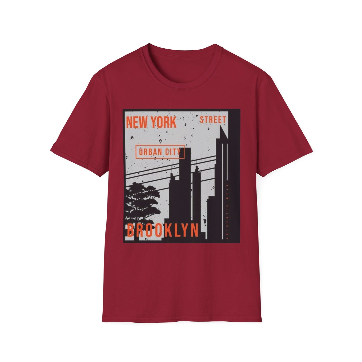 Brooklyn Urban Street T-Shirt - Unisex Graphic Tee for City Lovers, NYC Vibe, Streetwear Fashion, Gift for Travelers, Casual Wear