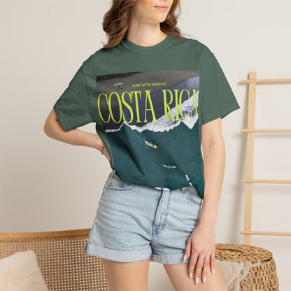 Costa Rica Surf T-Shirt — Aerial Wave & Surfers Graphic Tee
