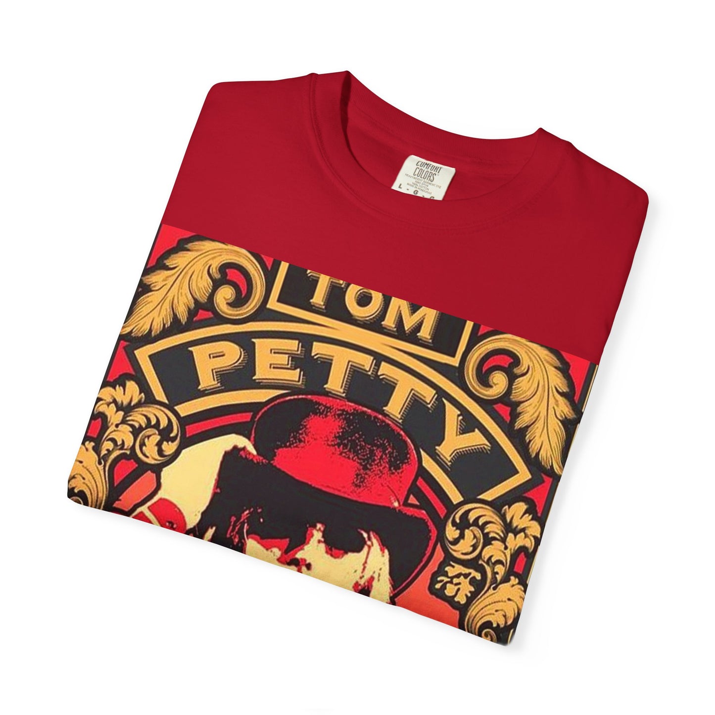 Vintage Rock Tee - Tom Petty Inspired Unisex Garment-Dyed T-shirt, Music Lover Gift, Casual Style, Band Merch, Retro Apparel