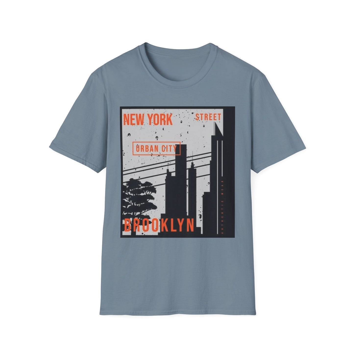 Brooklyn Urban Street T-Shirt - Unisex Graphic Tee for City Lovers, NYC Vibe, Streetwear Fashion, Gift for Travelers, Casual Wear