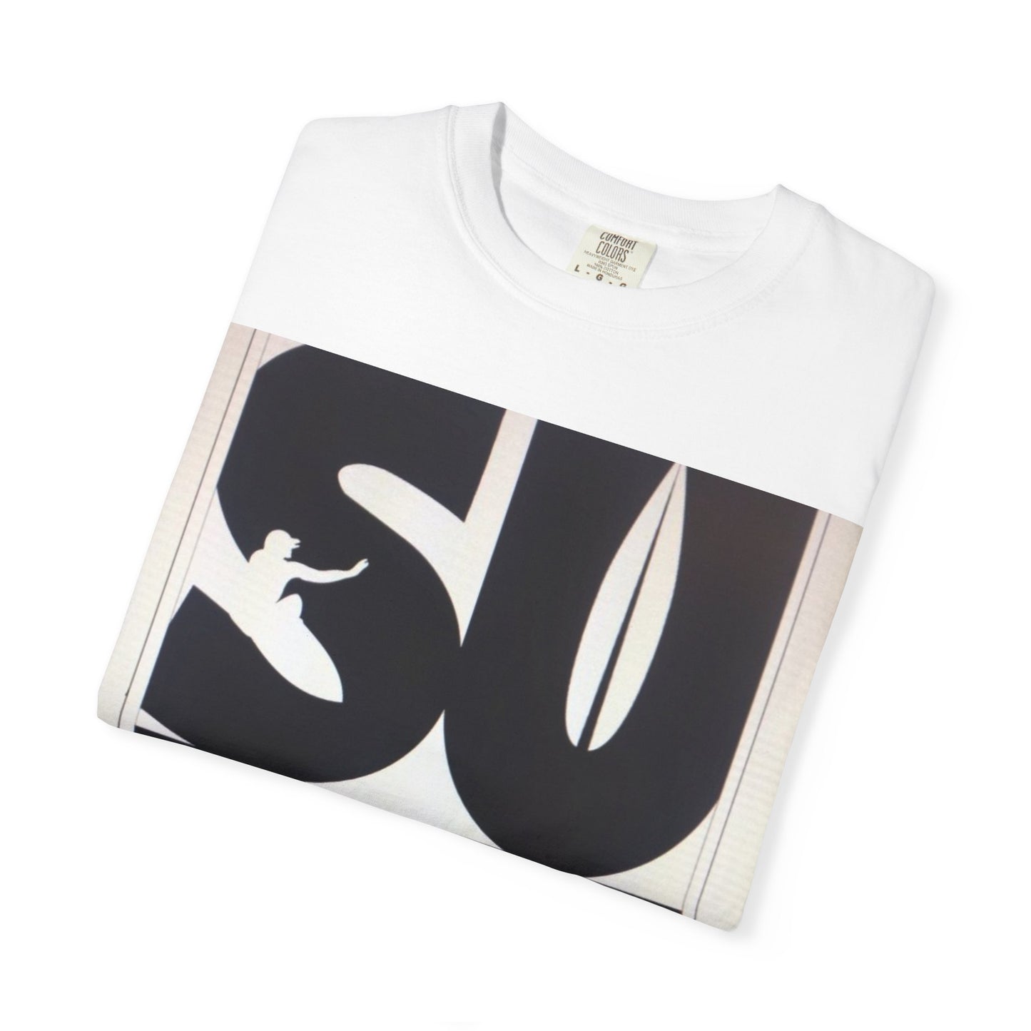 Surf Inspired Unisex Garment-Dyed T-Shirt, Beachwear, Casual Summer Tee, Surfing Gift, Trendy Streetwear, Comfortable Lifestyle Top