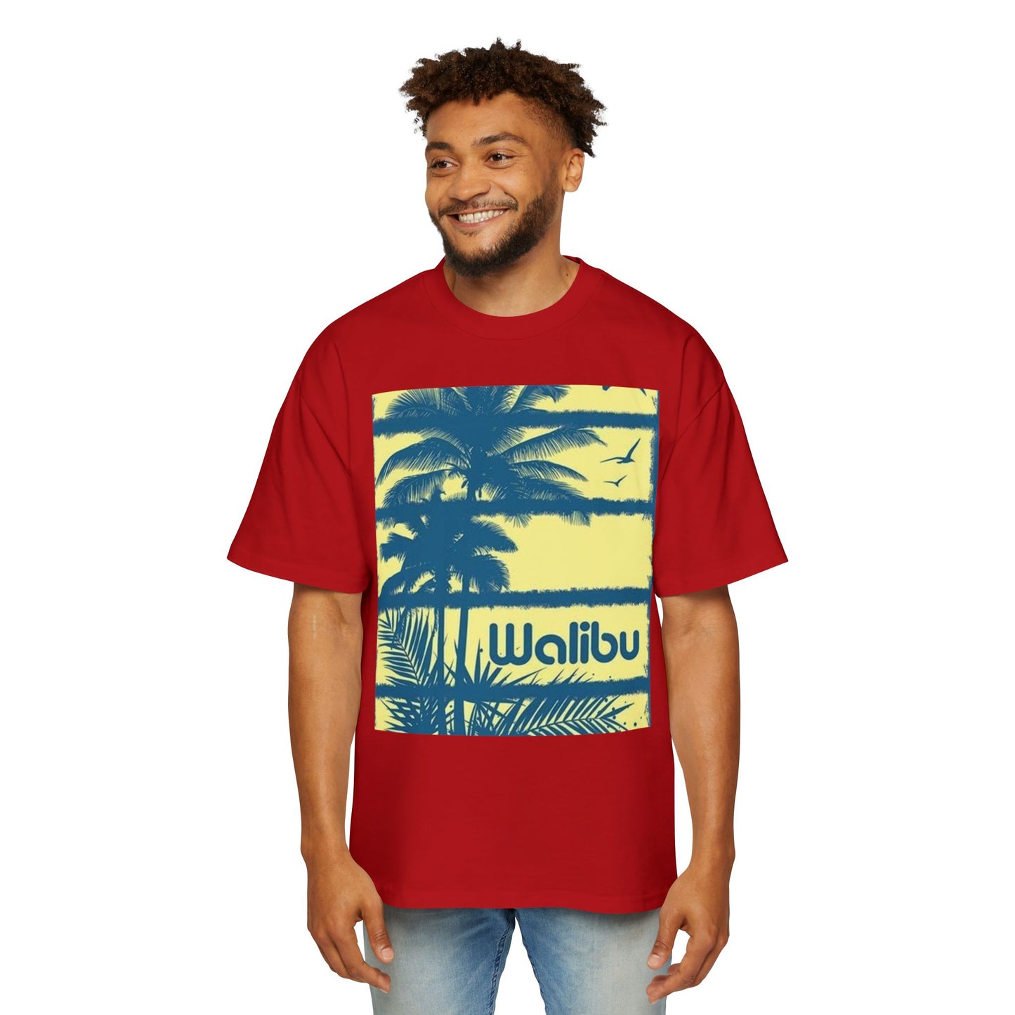 Malibu Palm Tee — Vintage Surf Graphic T-Shirt