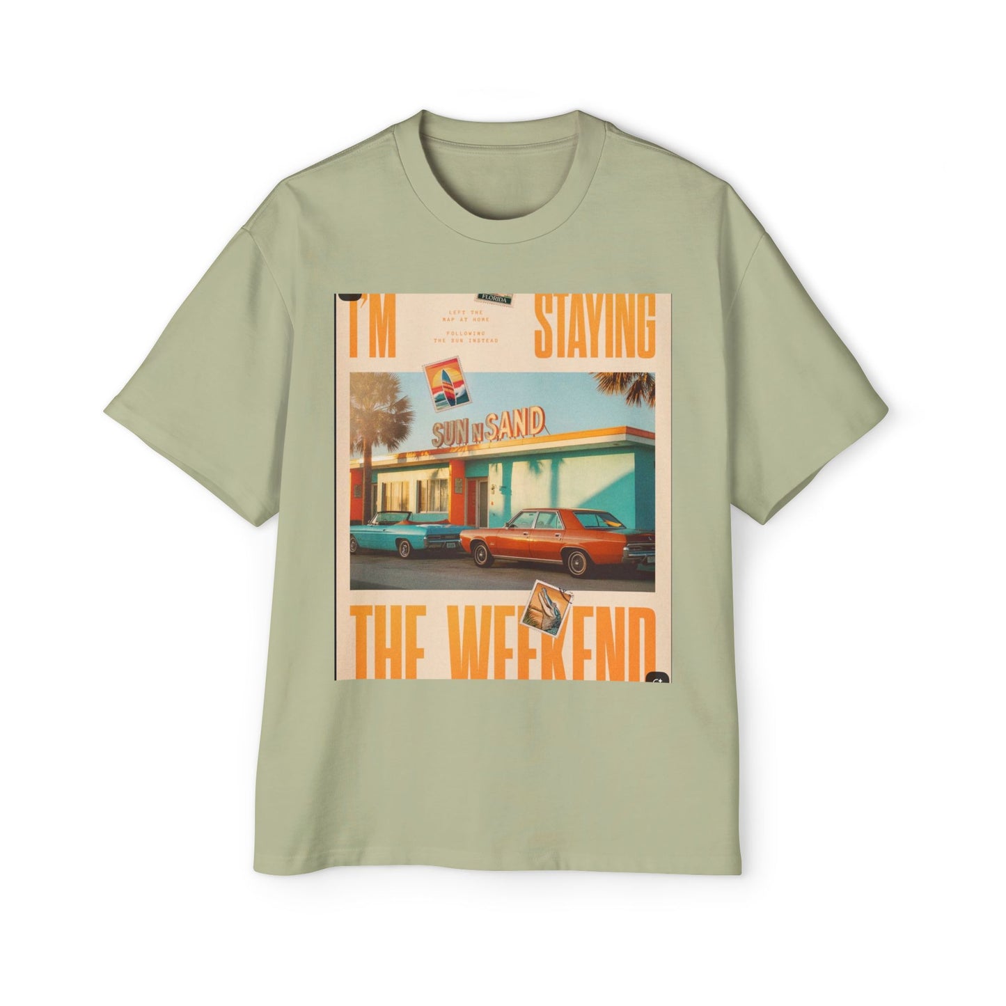 Weekend Vibes Tee — "I'm Staying the Weekend" Retro Diner Graphic T-Shirt