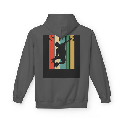 Unisex Fleece Hoodie with Skate Design - Comfortable Streetwear for Skate Enthusiasts