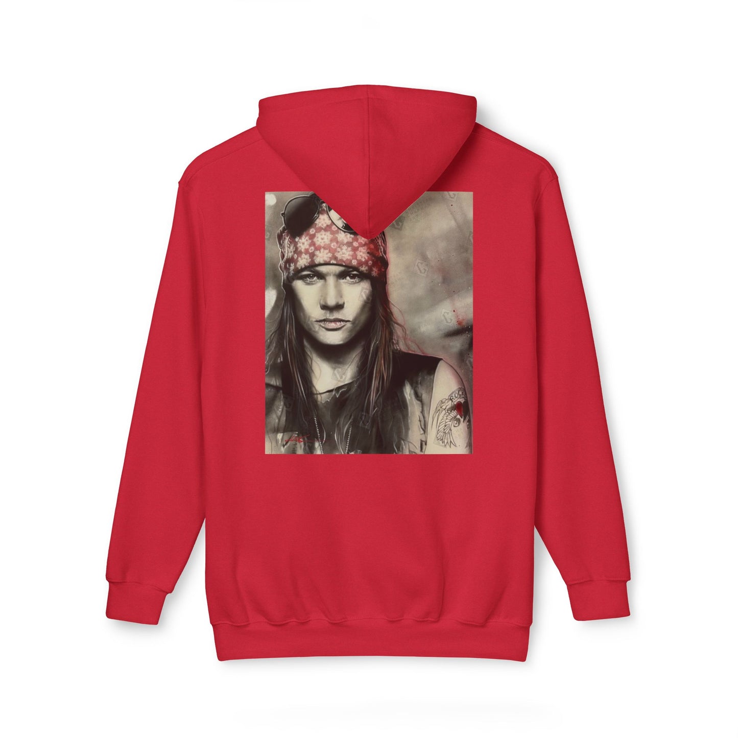 Unisex Hooded Sweatshirt with Rock Band Design – Made in US