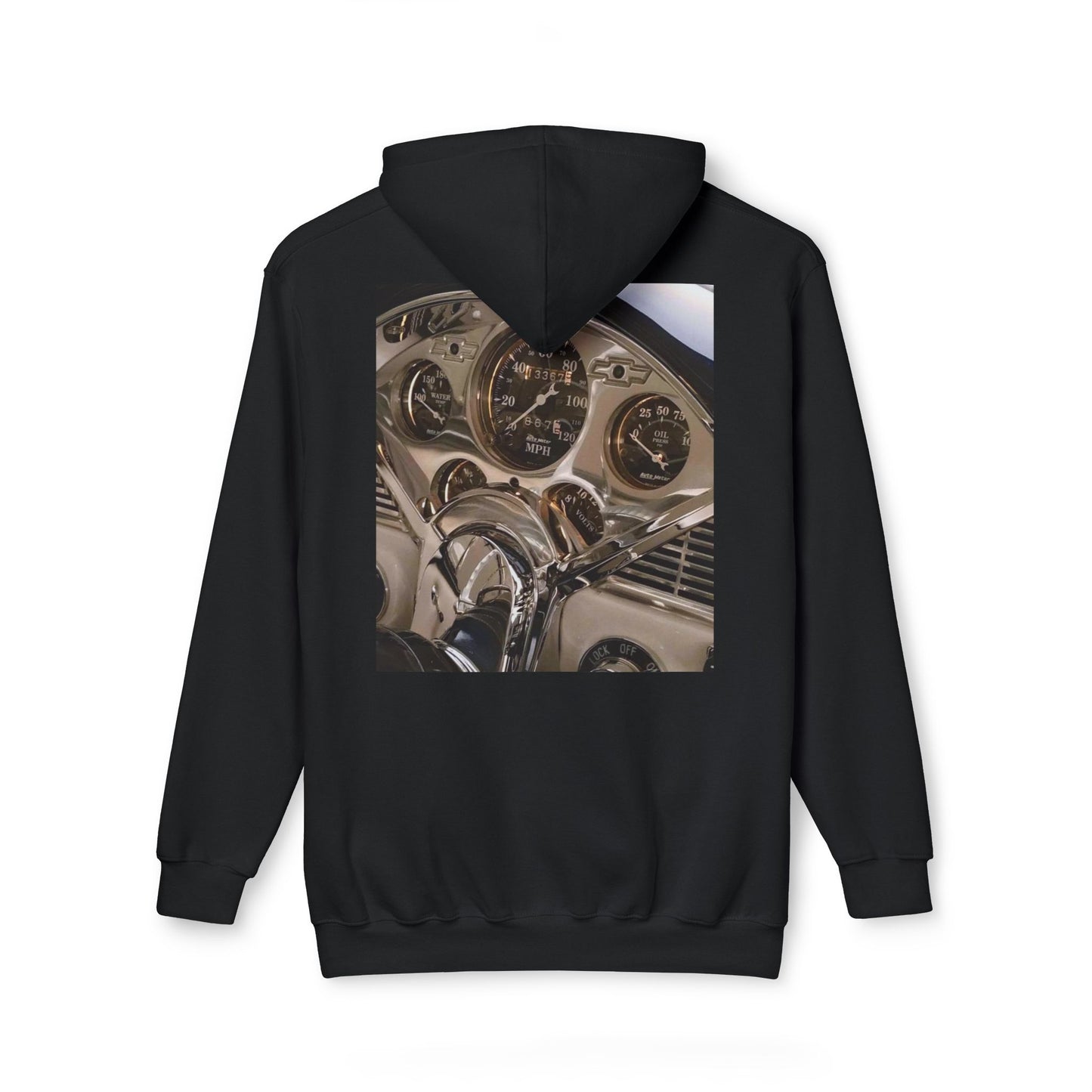 Vintage Car Dashboard Unisex Hooded Sweatshirt