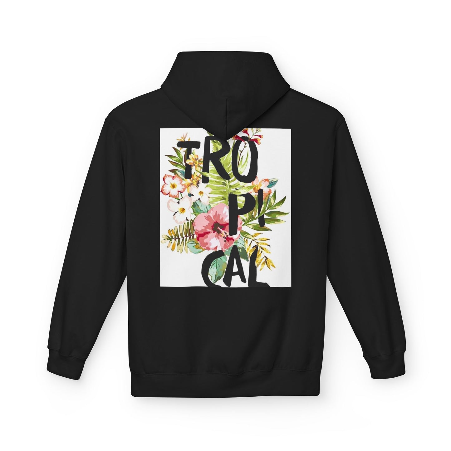 Tropical Floral Hoodie for Summer Vibes | Unisex Softstyle Fleece