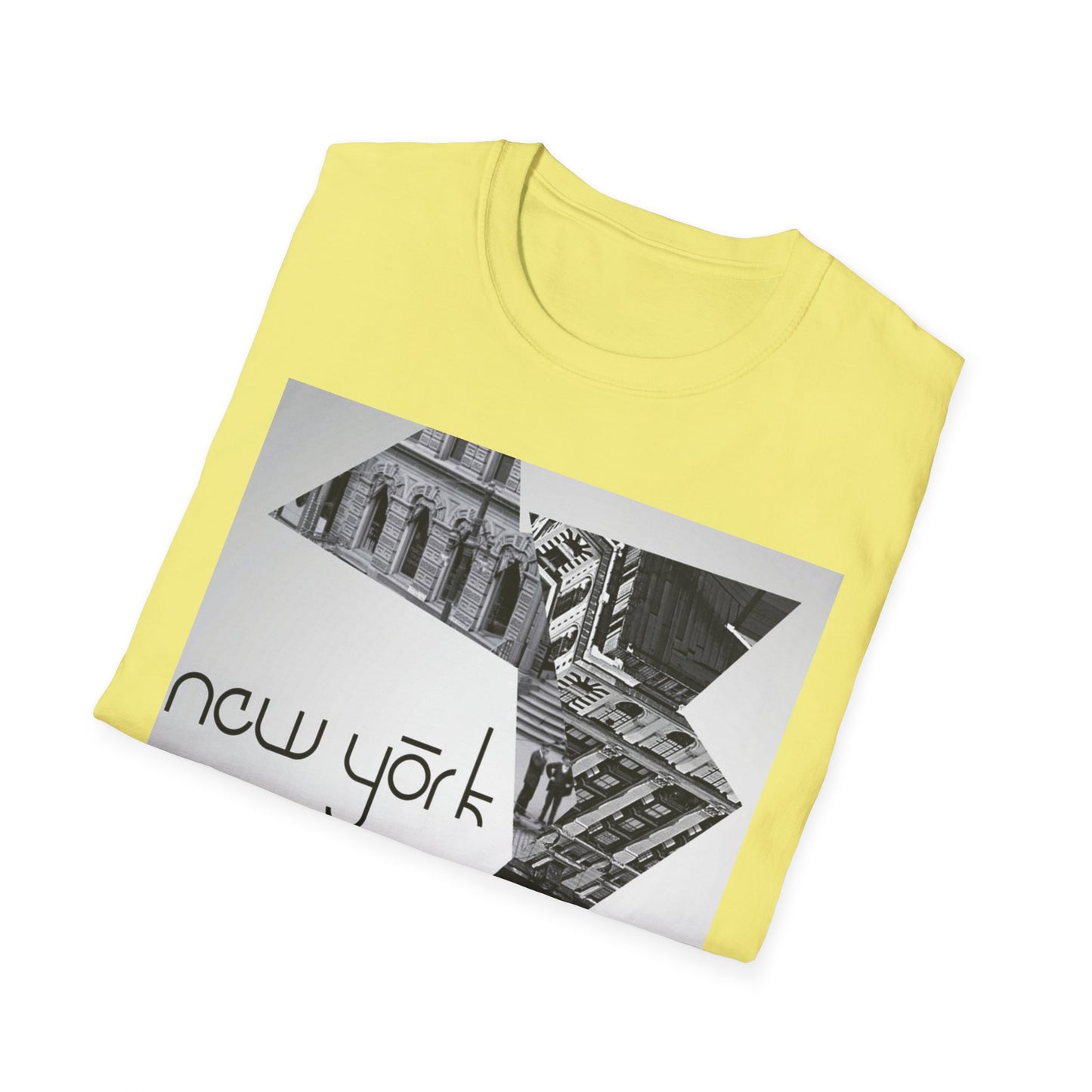 New York City Graphic T-Shirt, Unisex Softstyle Tee, Urban Fashion, Gift for Travelers, Streetwear Style, Vintage NYC Apparel