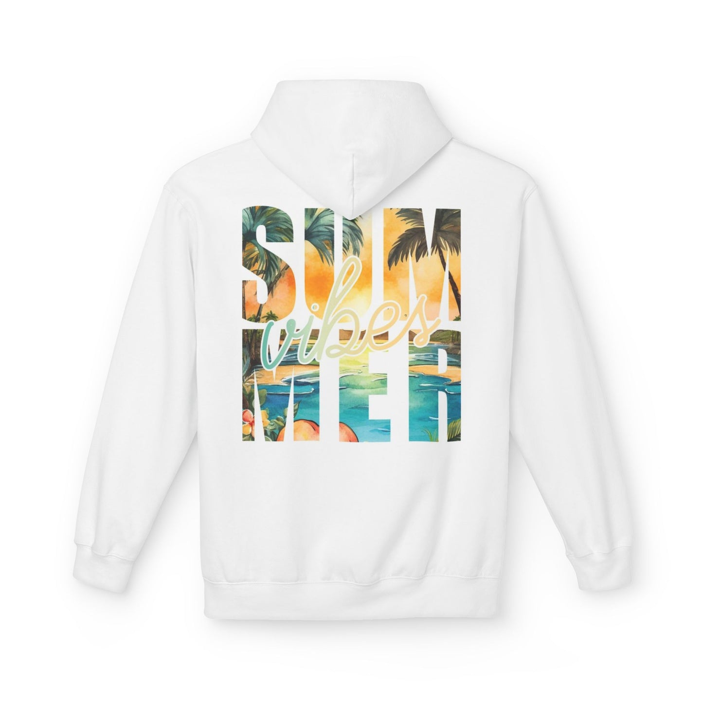 Summer Vibes Unisex Fleece Hoodie