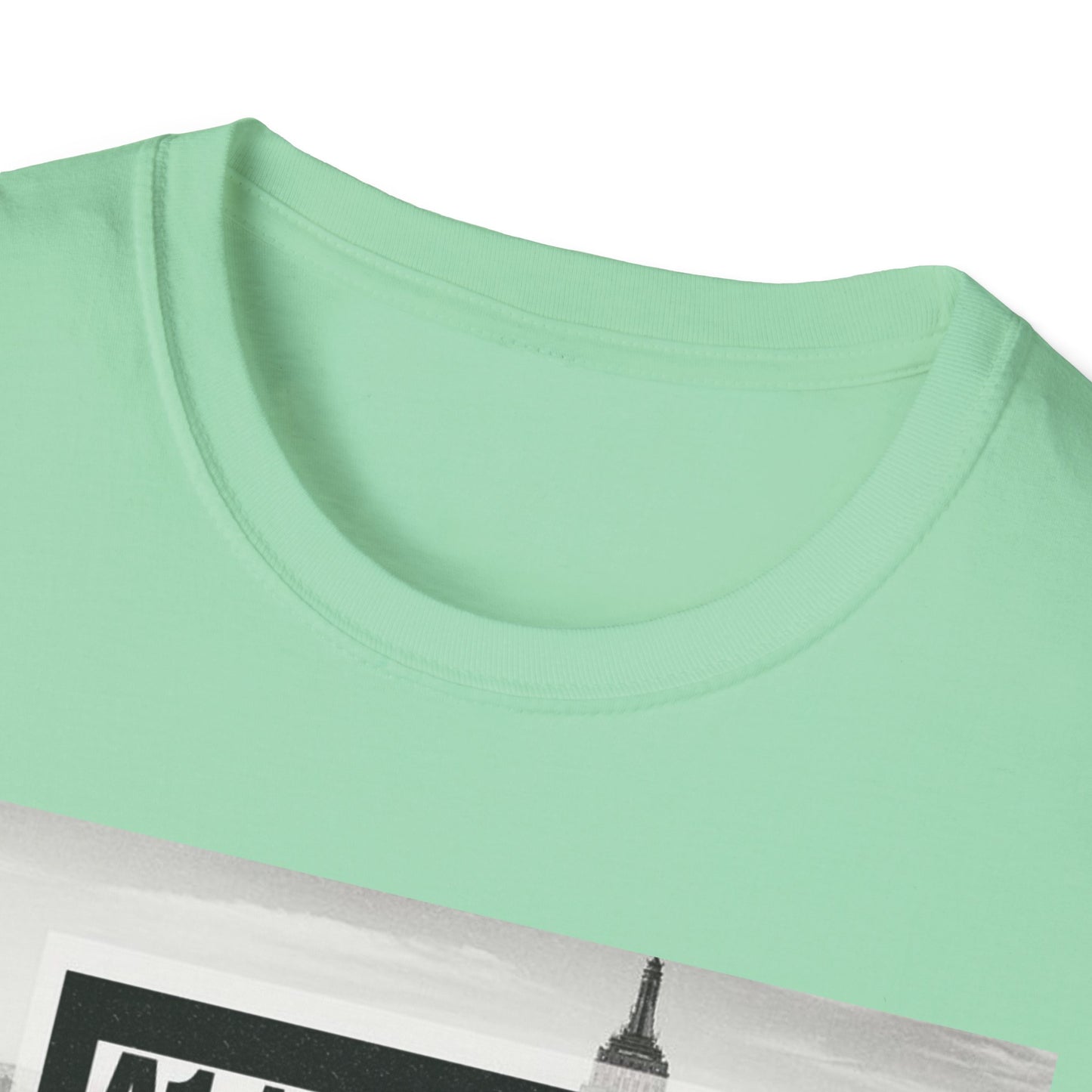 NYC Graphic Unisex Softstyle T-Shirt | Casual Wear, Street Style, Unique Gift, Travel Souvenir, City Life