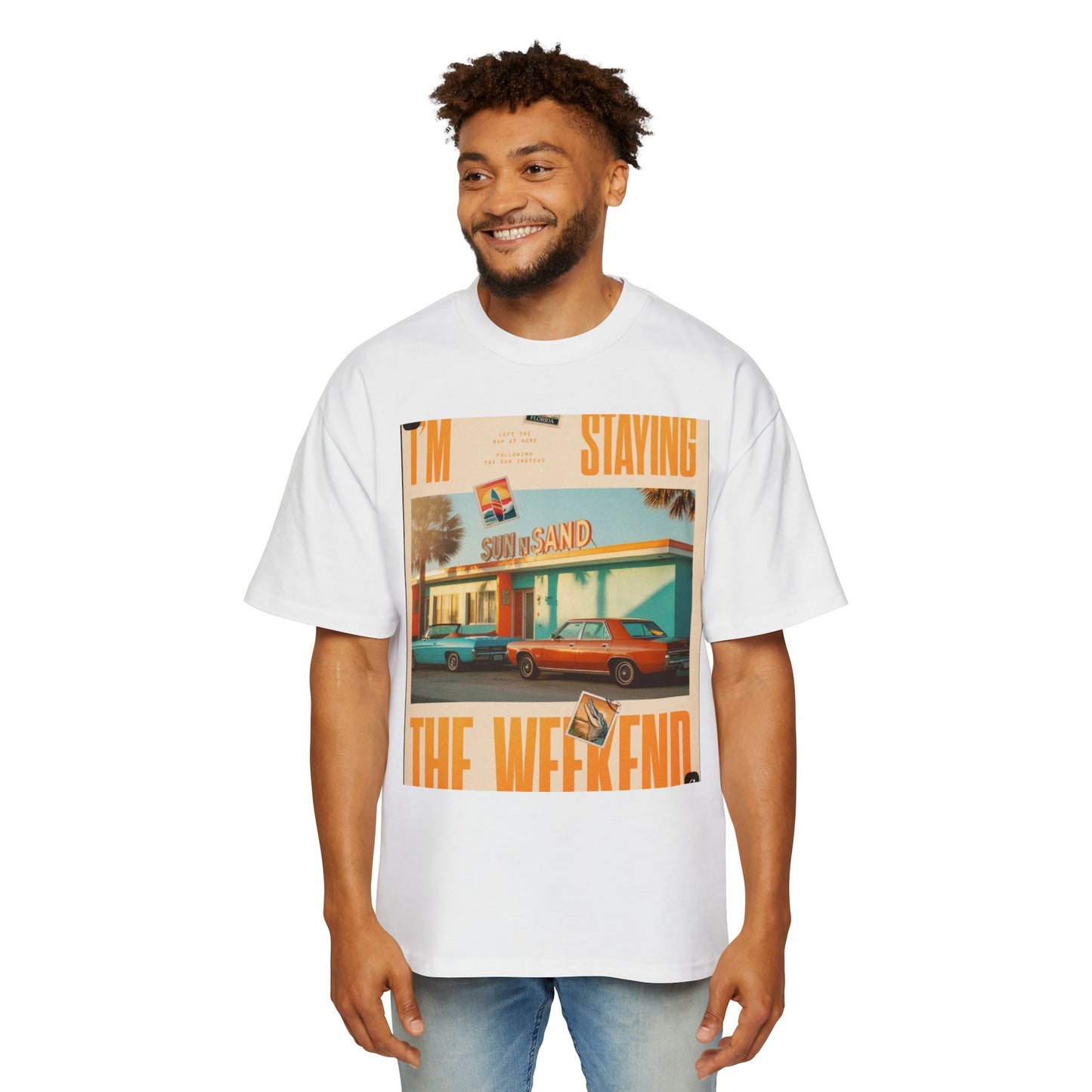 Weekend Vibes Tee — "I'm Staying the Weekend" Retro Diner Graphic T-Shirt