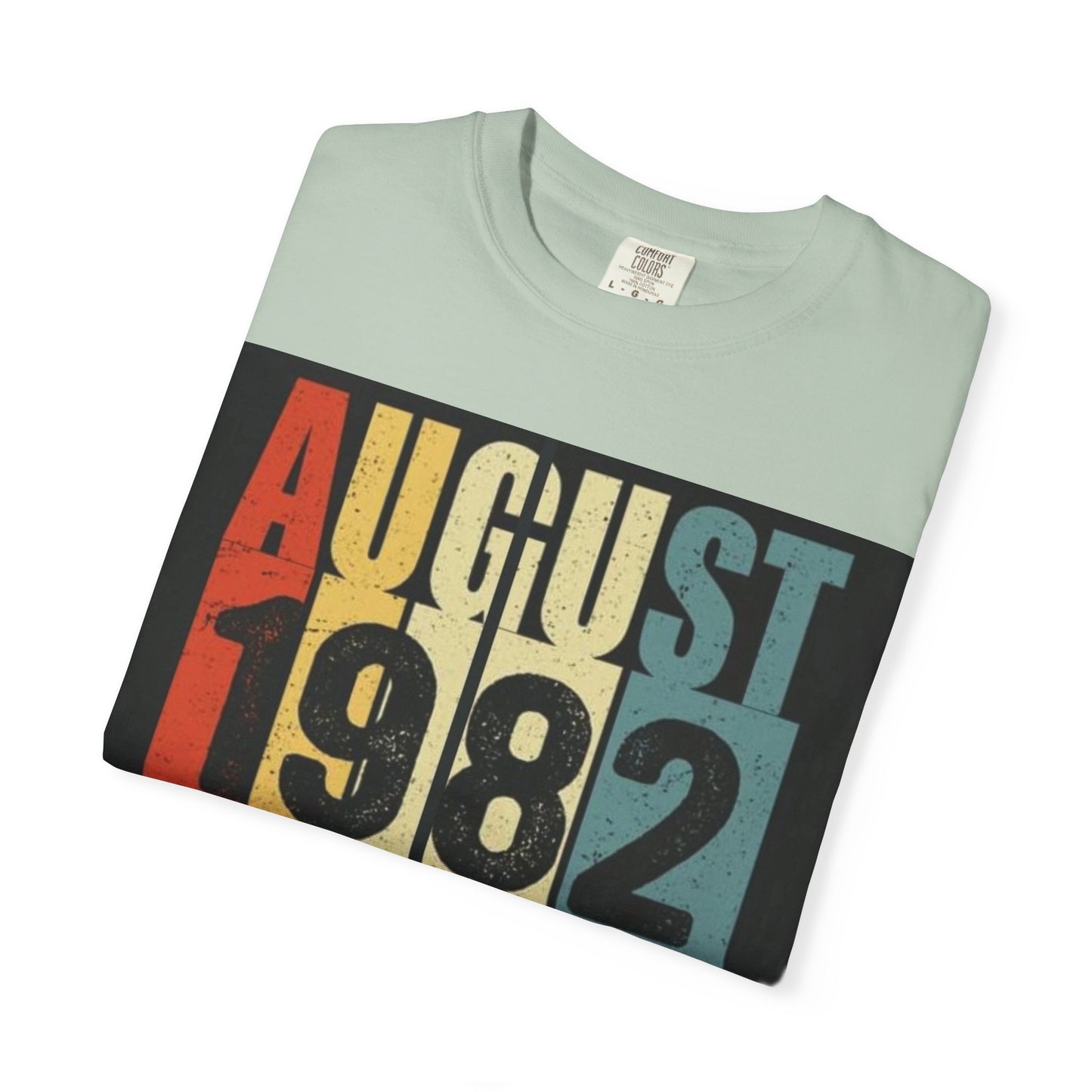 Limited Edition August 1982 Unisex Garment-Dyed T-Shirt - Celebrate 39 Years of Being Awesome