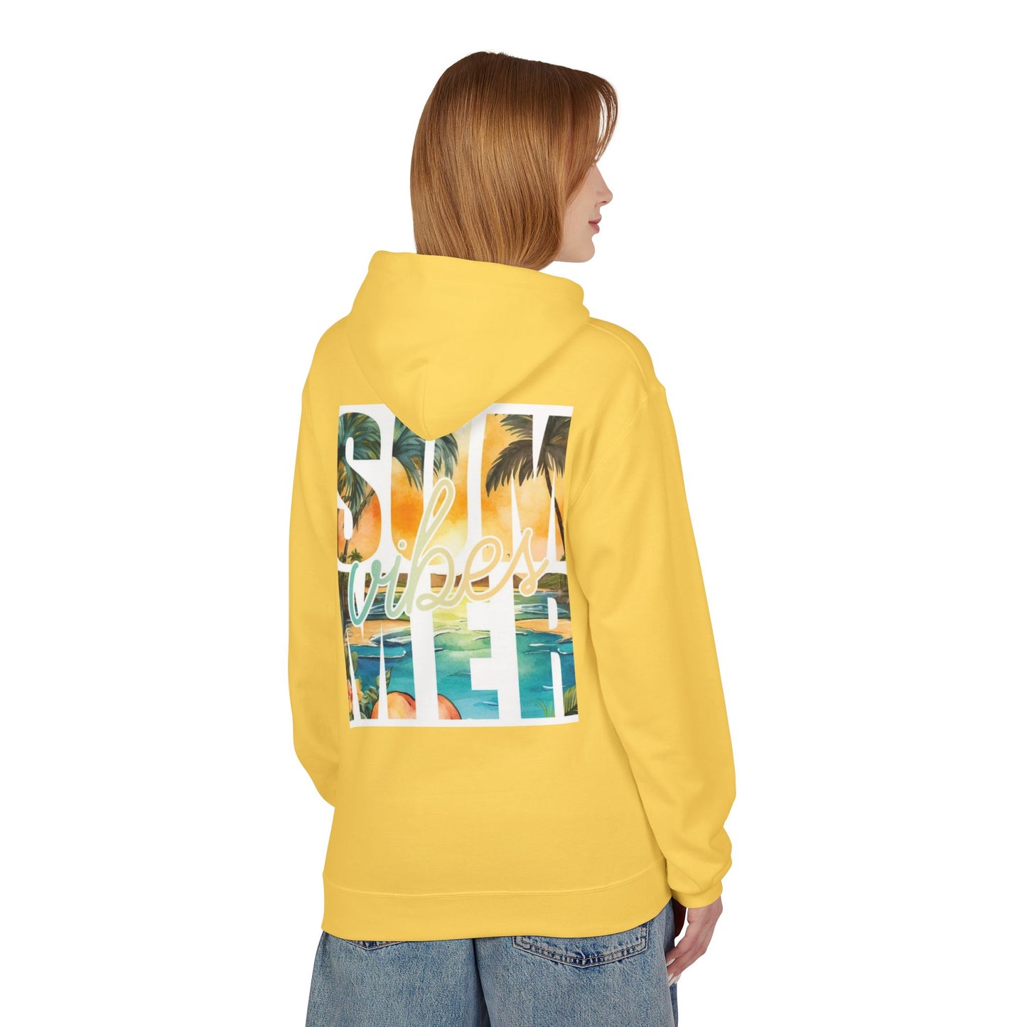 Summer Vibes Unisex Fleece Hoodie