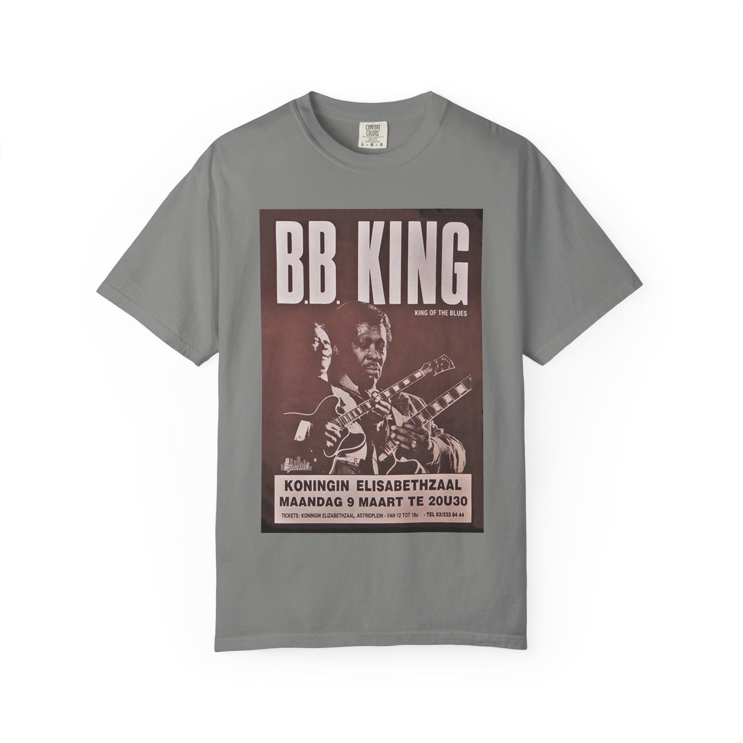 BB King Tribute Unisex Garment-Dyed T-Shirt - King of the Blues Graphic Tee