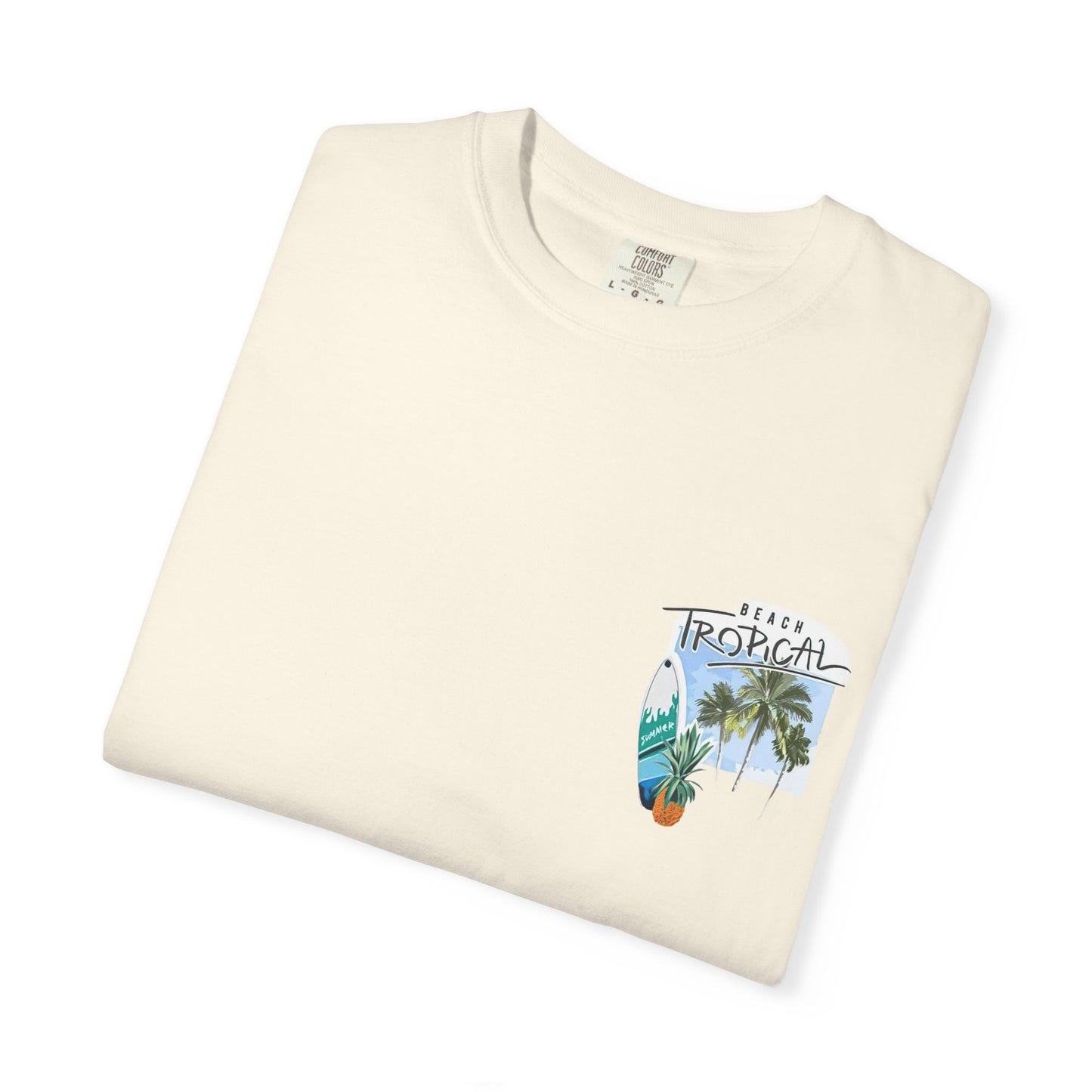 Tropical Graphic Tee, Unisex Beach Shirt, Summer Shirt, Vacation Wear, Casual Essentials, Gift for Beach Lovers