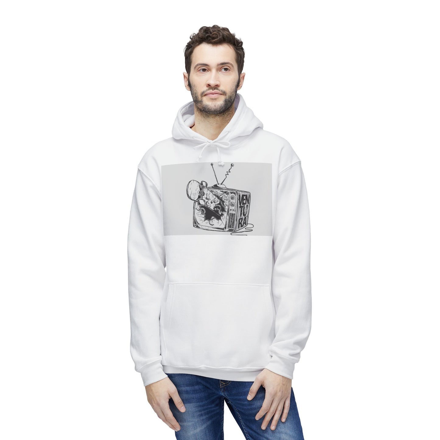 Brotherhood Skull Design Unisex Hooded Sweatshirt - Perfect for Adventure Lovers