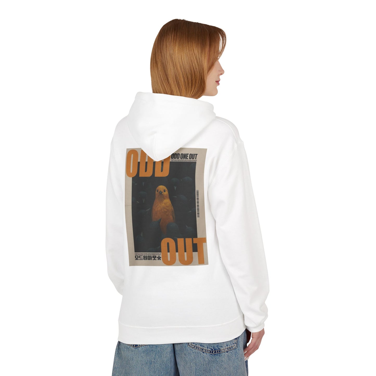 Unisex Fleece Hoodie - "Odd One Out" Design