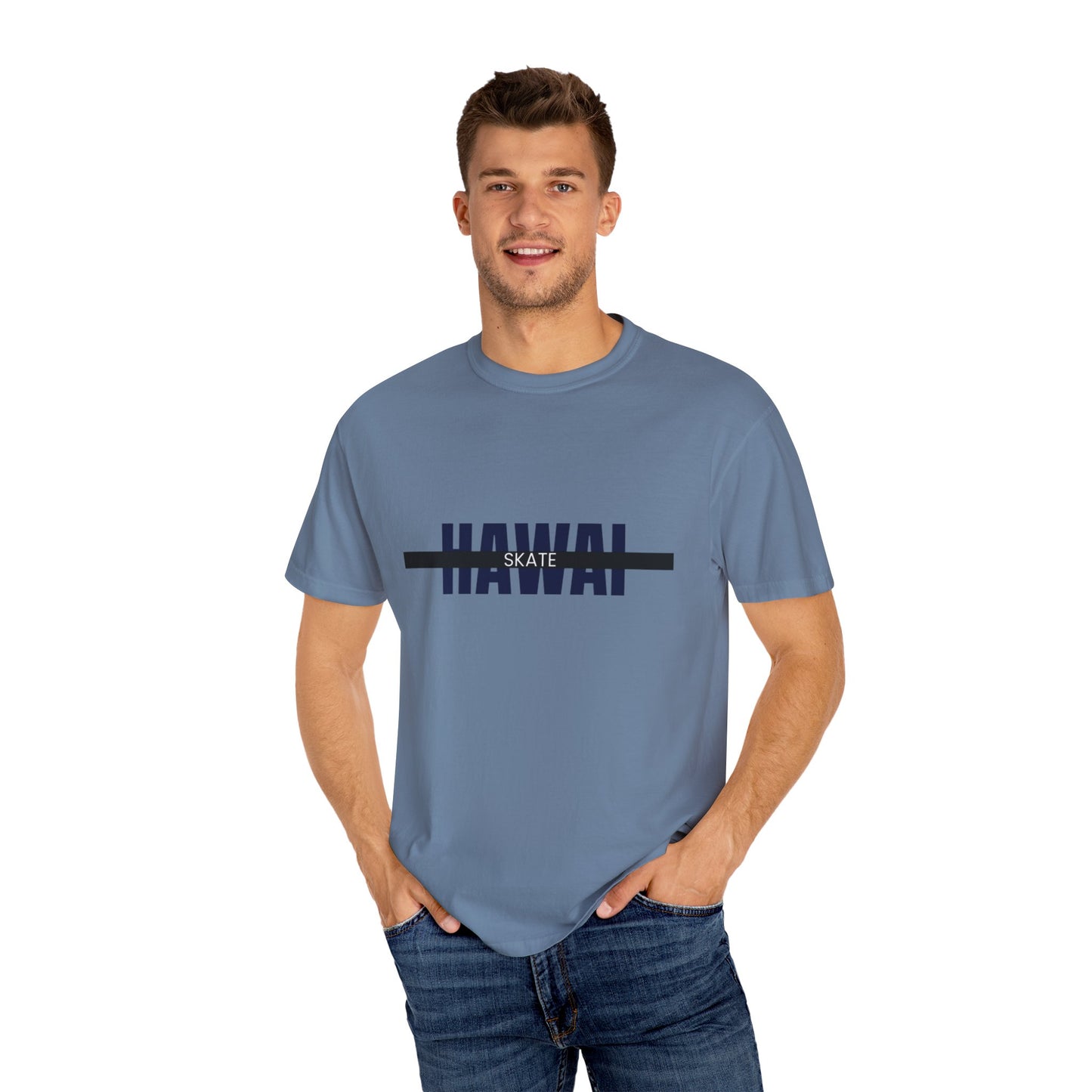 Hawaiian Skate T-Shirt | Unisex Casual Tee, Beachwear, Summer Fashion, Gift for Skaters, Vacation Essential, Graphic Tee