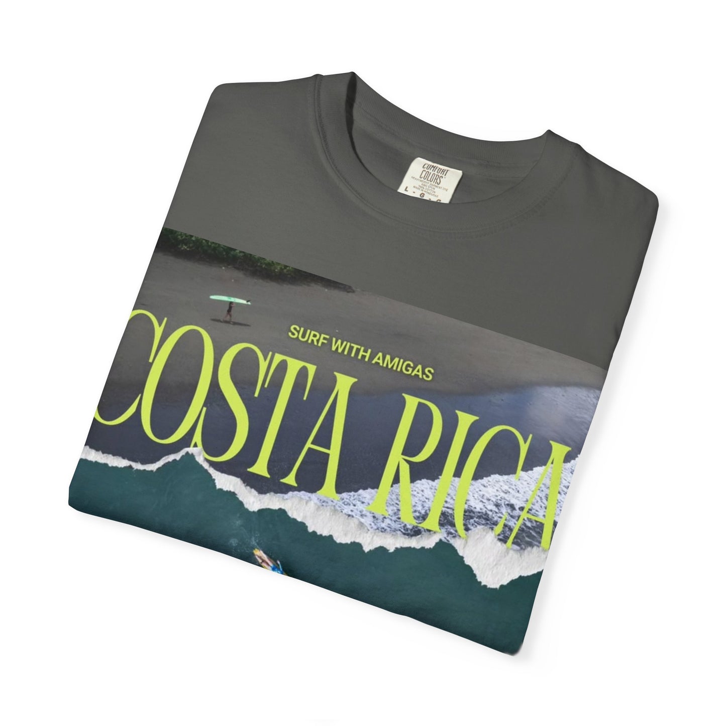 Costa Rica Surf T-Shirt — Aerial Wave & Surfers Graphic Tee