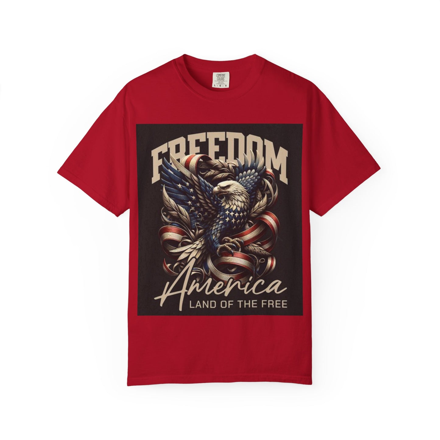 Patriotic Eagle T-Shirt, Freedom Apparel, American Pride Tee, Fourth of July Gift, Vintage Style Shirt