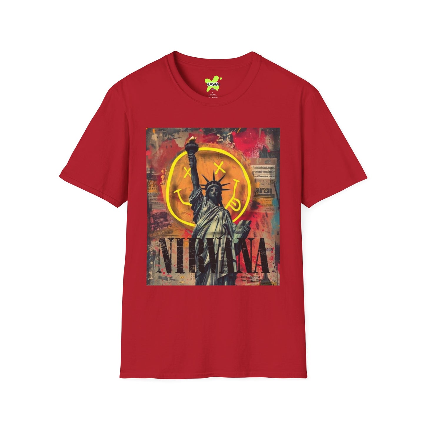 Statue of Liberty Graphic T-Shirt | Unisex Softstyle Tee for Urban Vibes