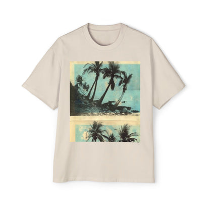 T-Shirt — Vintage Palm Beach Graphic Tee (Retro Tropical Sunset)