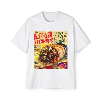 Burrito Is Therapy Tee — Funny Food Graphic T-Shirt