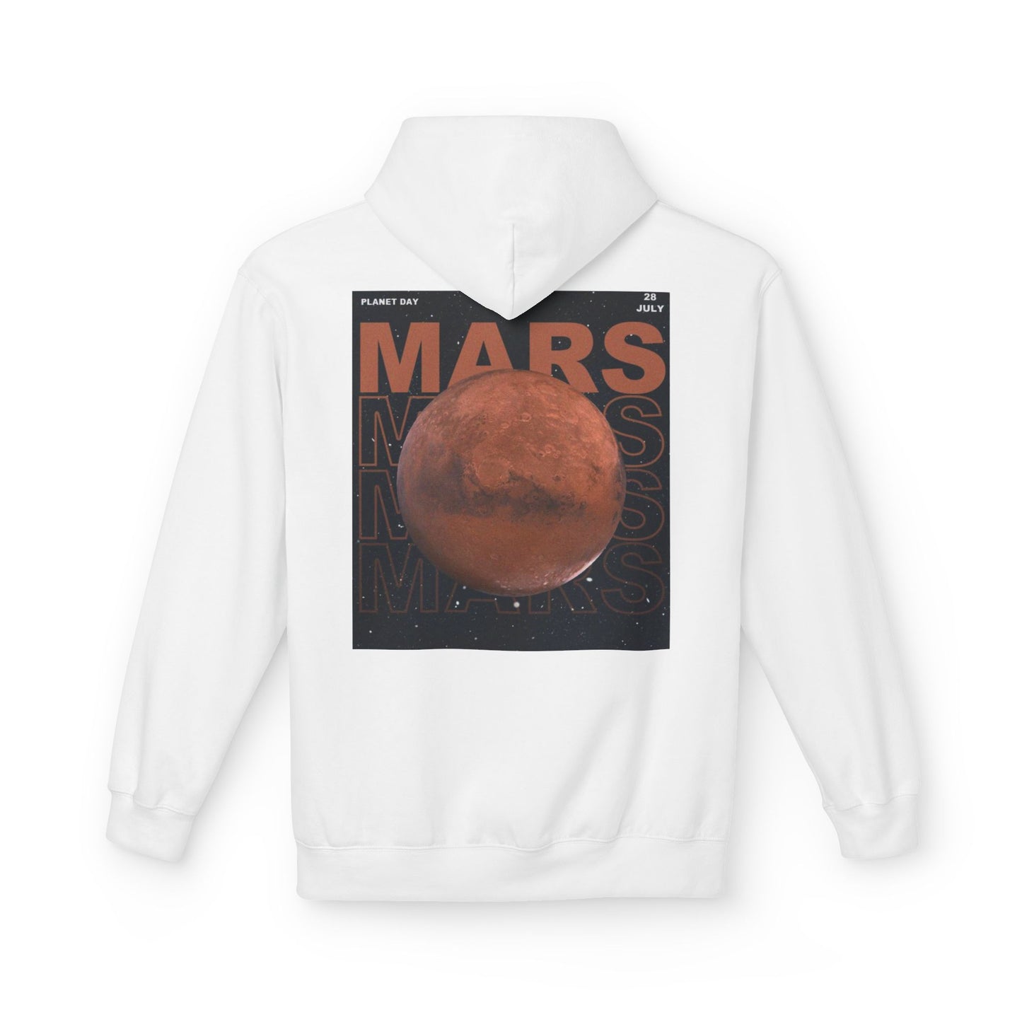 Mars Day Unisex Fleece Hoodie - Space Adventure Apparel