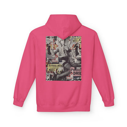 Vintage Graphic Unisex Midweight Fleece Hoodie - Soft Comfortable Layering