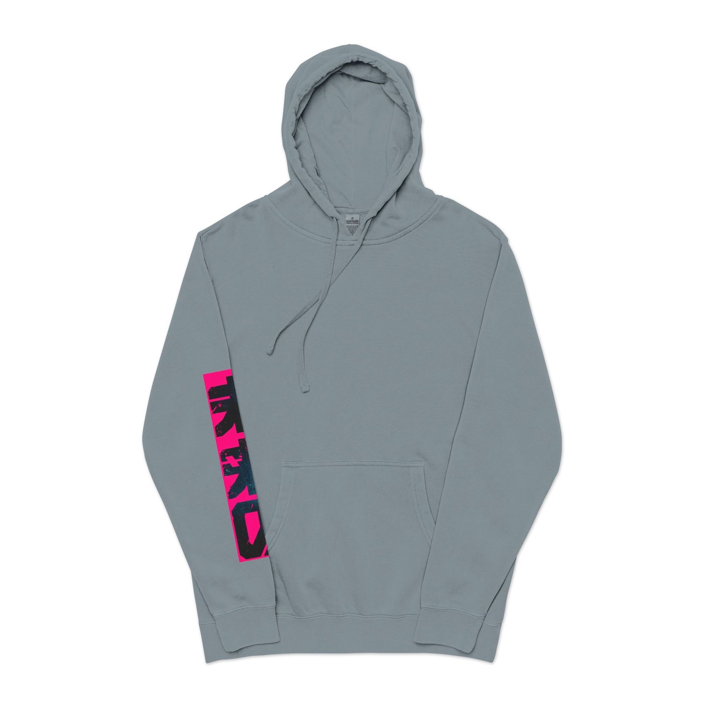 Pigment-Dyed Hoodie — Retro Racing Car Graphic ("911 GT3R")