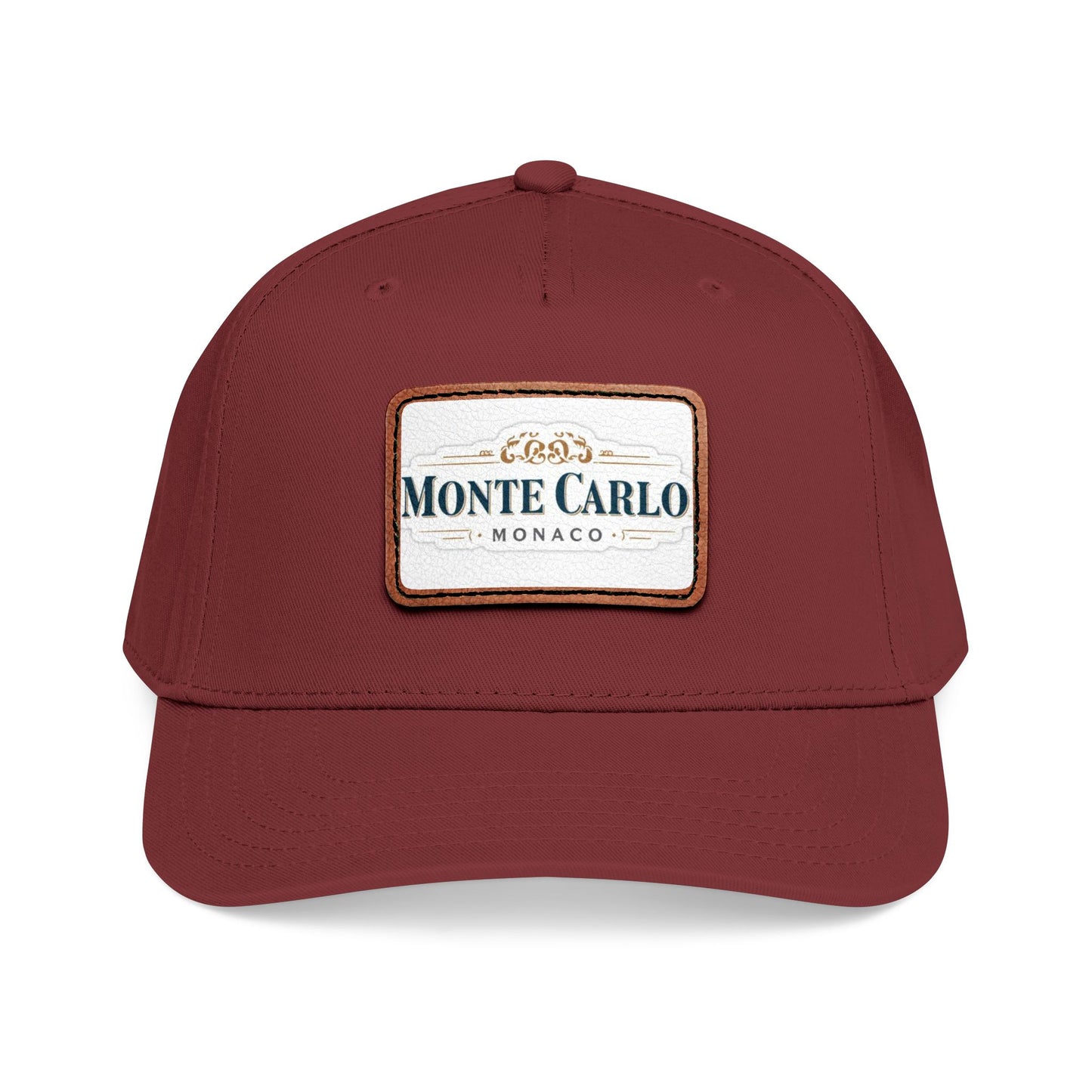 Monte Carlo Leather Patch Baseball Cap