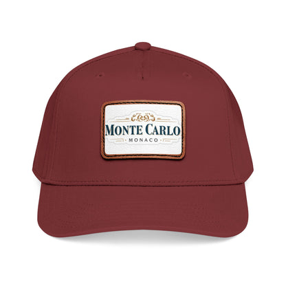 Monte Carlo Leather Patch Baseball Cap