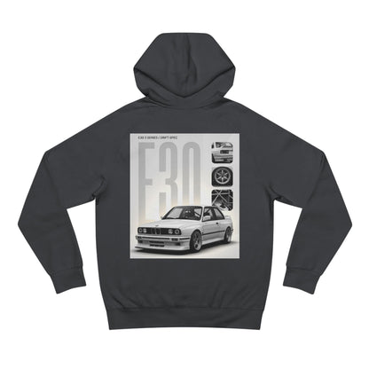 BMW E30 Hoodie — Vintage Motorsport Graphic Pullover