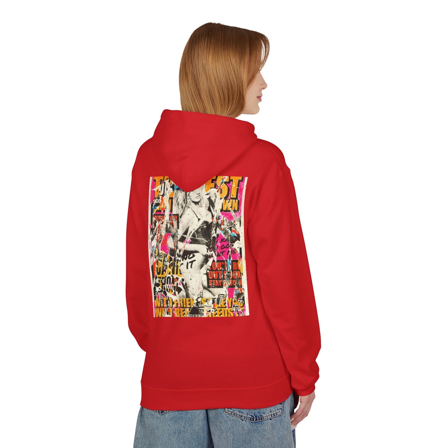 Unisex Midweight Softstyle Fleece Hoodie - Trendy Graphic Art Design