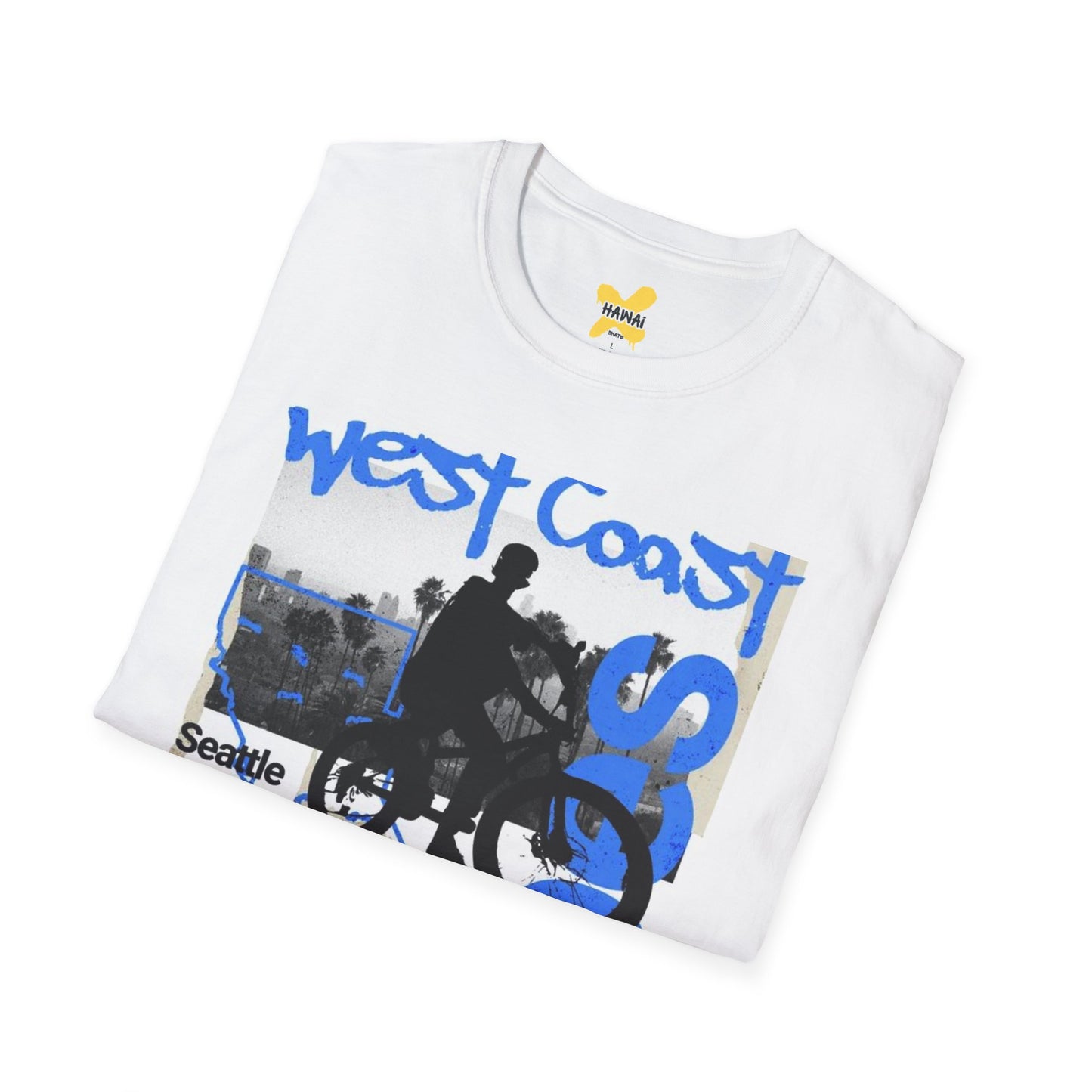 Vintage West Coast Graphic T-Shirt, Casual Tee, Summer Top, Gift for Travelers, Coastal Vibes Wear, Beach Day Shirt