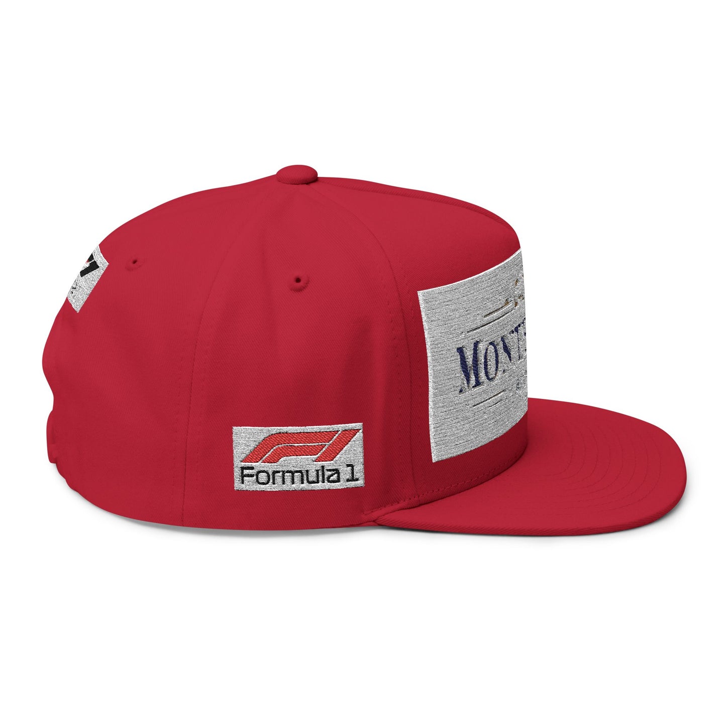 Monte Carlo Monaco Embroidered Flat Bill Cap