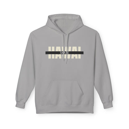 Happy Vibes Unisex Fleece Hoodie - Smiley Face Design
