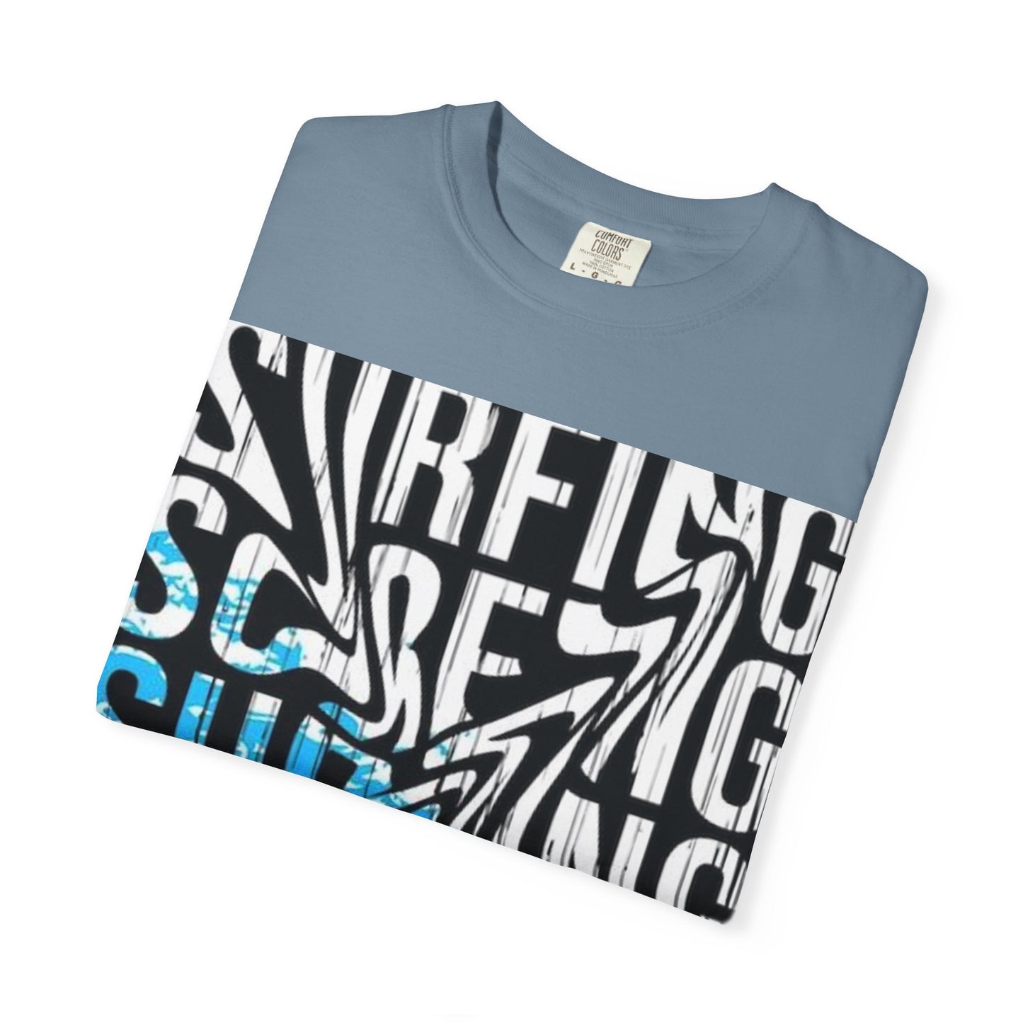 Wave Surfing Unisex Garment-Dyed T-Shirt | Casual Beachwear, Summer Style, Surfing Gift, Graphic Tee, Coastal Vibes