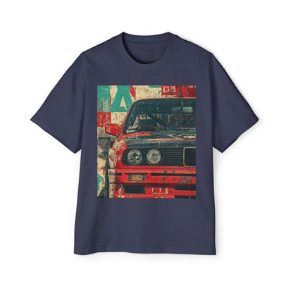 Vintage Racing Car Tee — Retro BMW Front Graphic T-Shirt