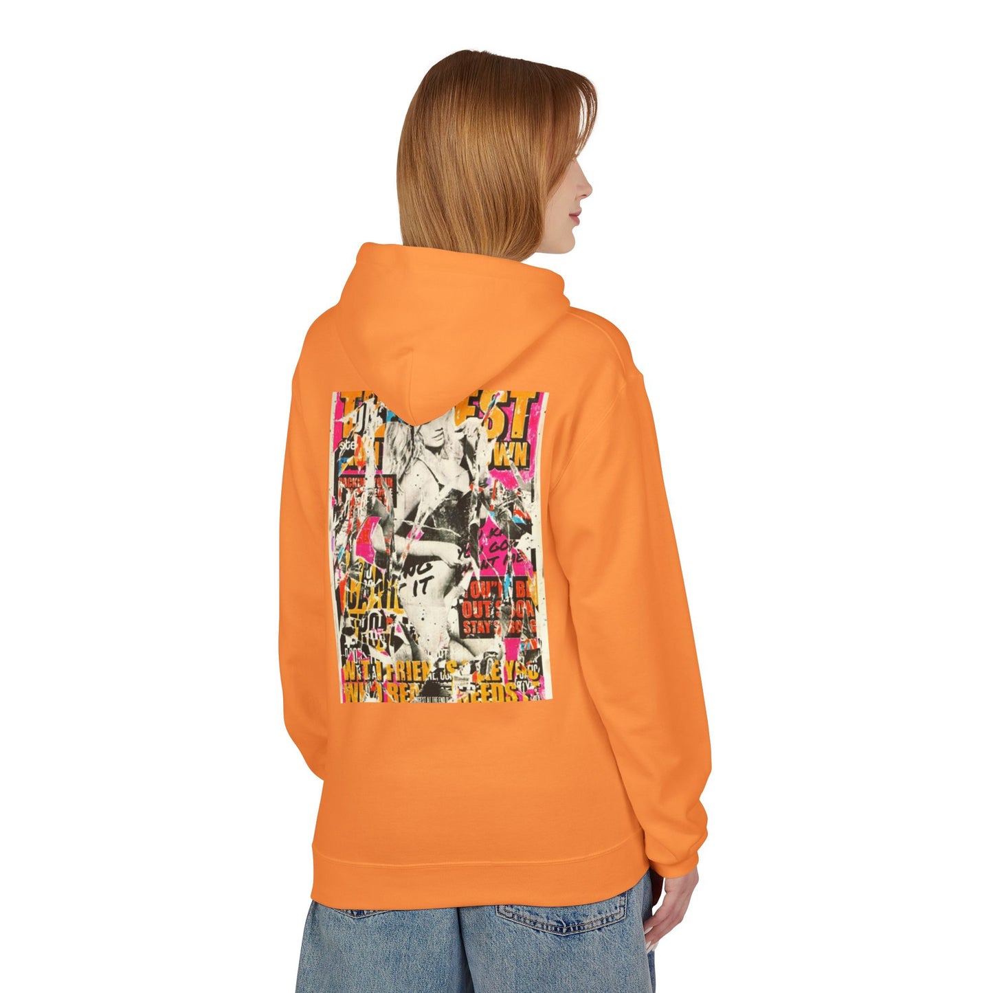 Unisex Midweight Softstyle Fleece Hoodie - Trendy Graphic Art Design
