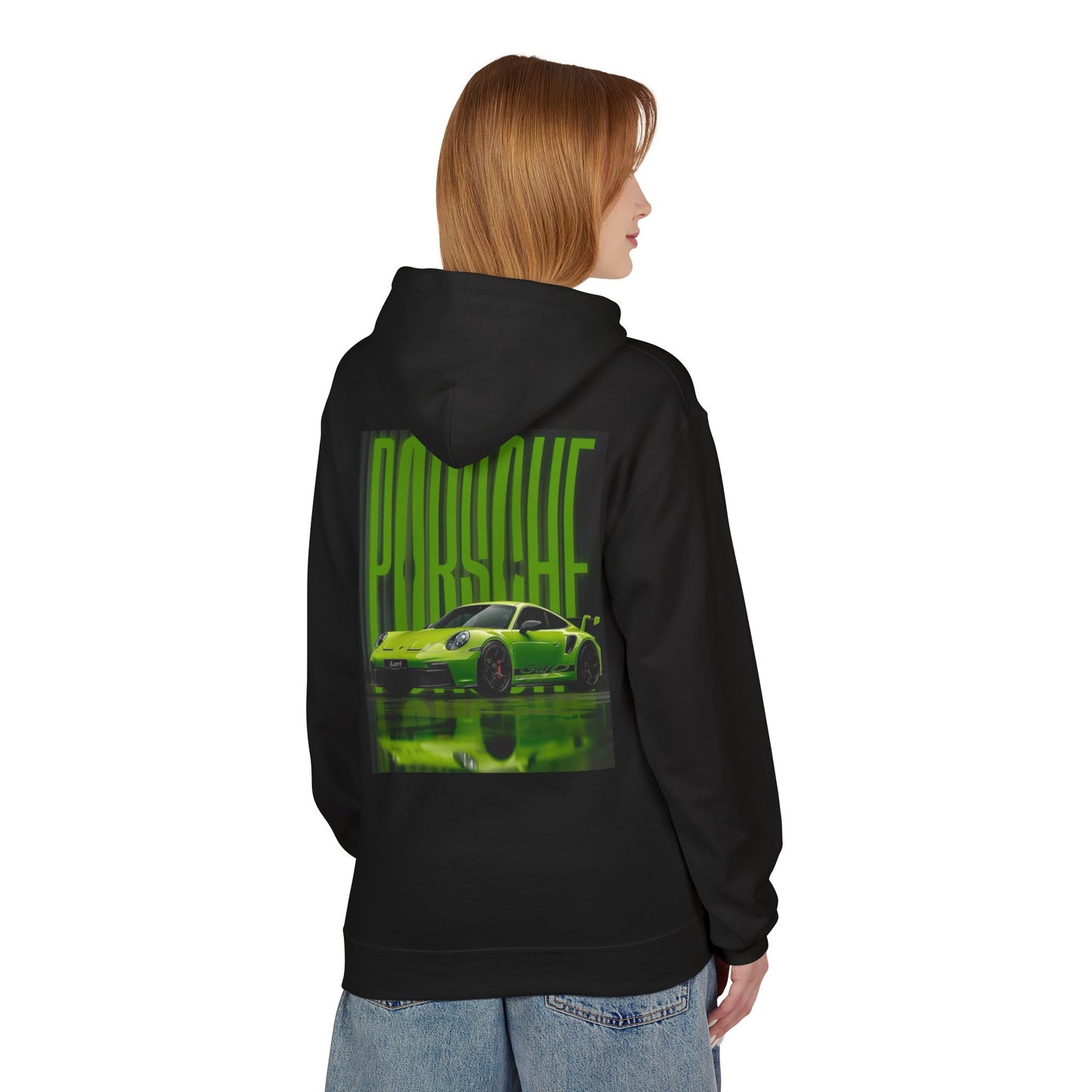 Unisex Midweight Porsche Fleece Hoodie - Automotive Enthusiast Apparel