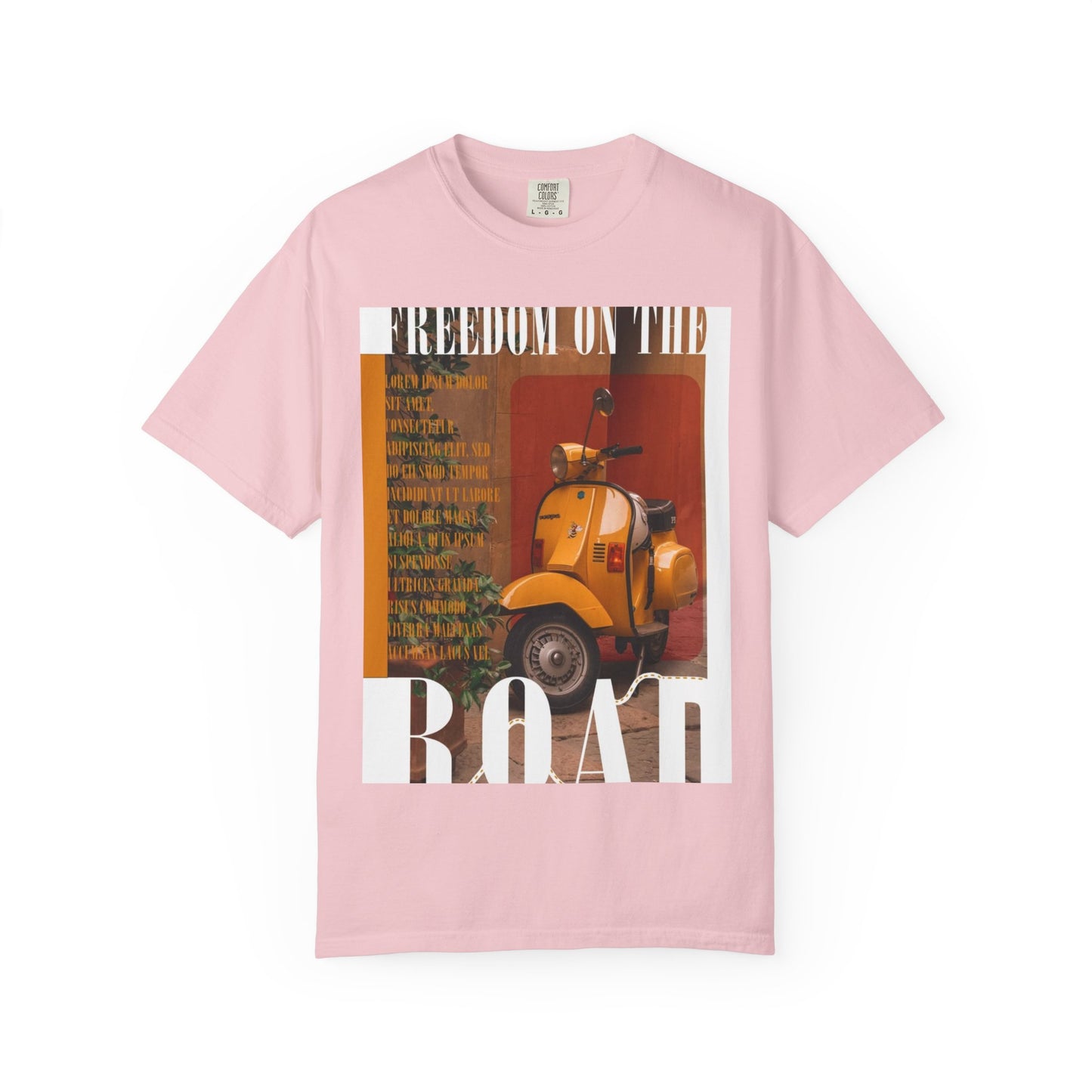 Vintage Vespa 'Freedom on the Road' T-Shirt