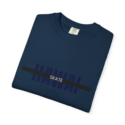 Hawaiian Skate T-Shirt | Unisex Casual Tee, Beachwear, Summer Fashion, Gift for Skaters, Vacation Essential, Graphic Tee