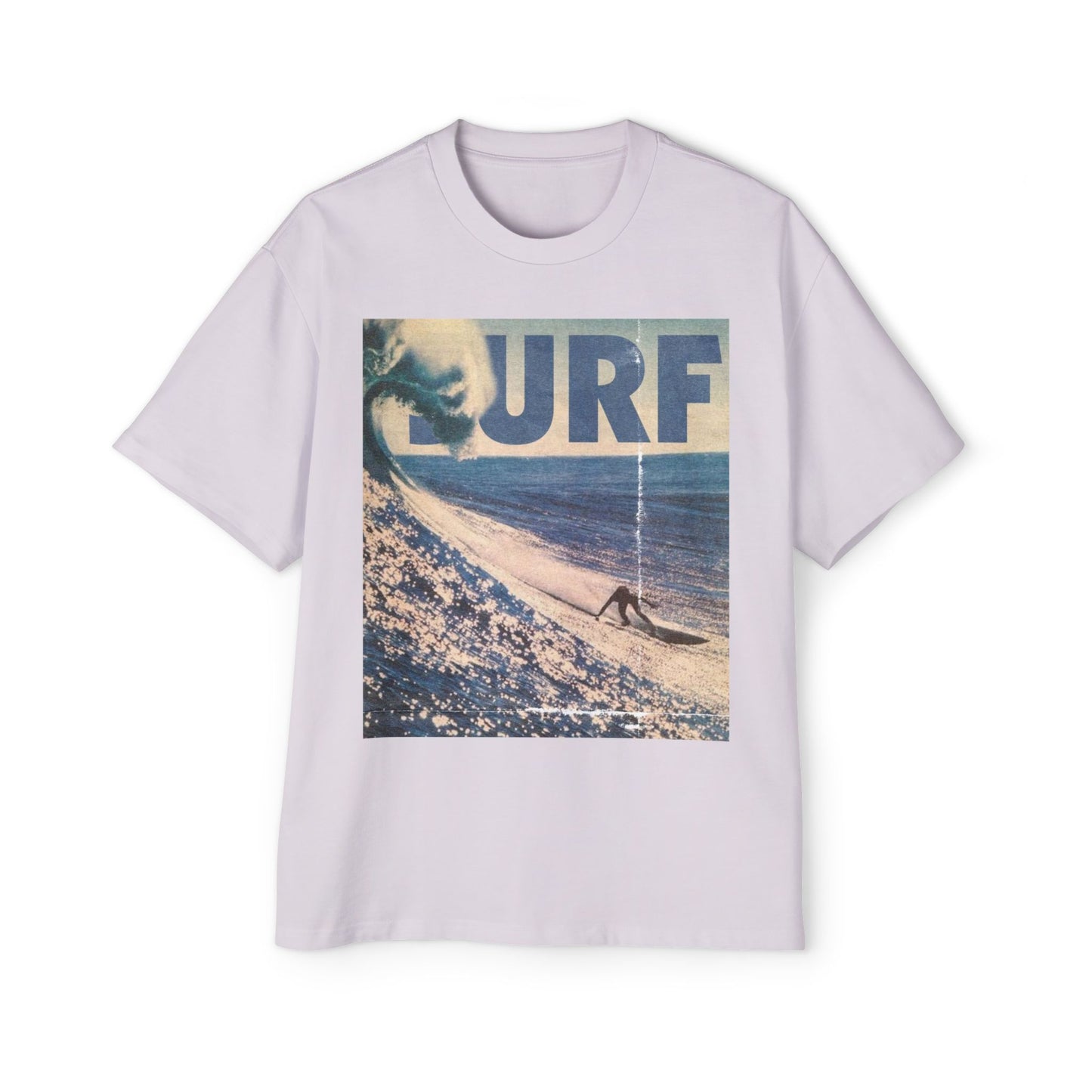 Surf Vintage Photo Tee — Men's Oversized Surf Graphic T-Shirt